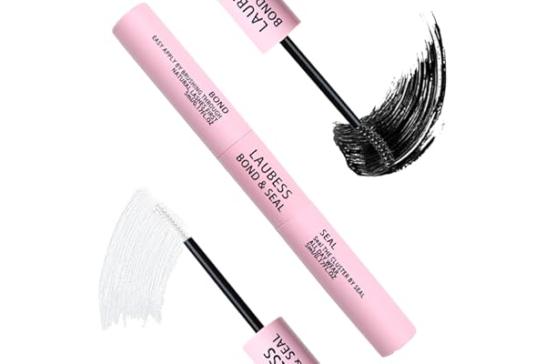 Lash Bond and Seal Eyelash Glue Lash Glue Waterproof Lash Cluster Glue LAUBESS Eyelash Bond and Seal Long Lasting 10ml