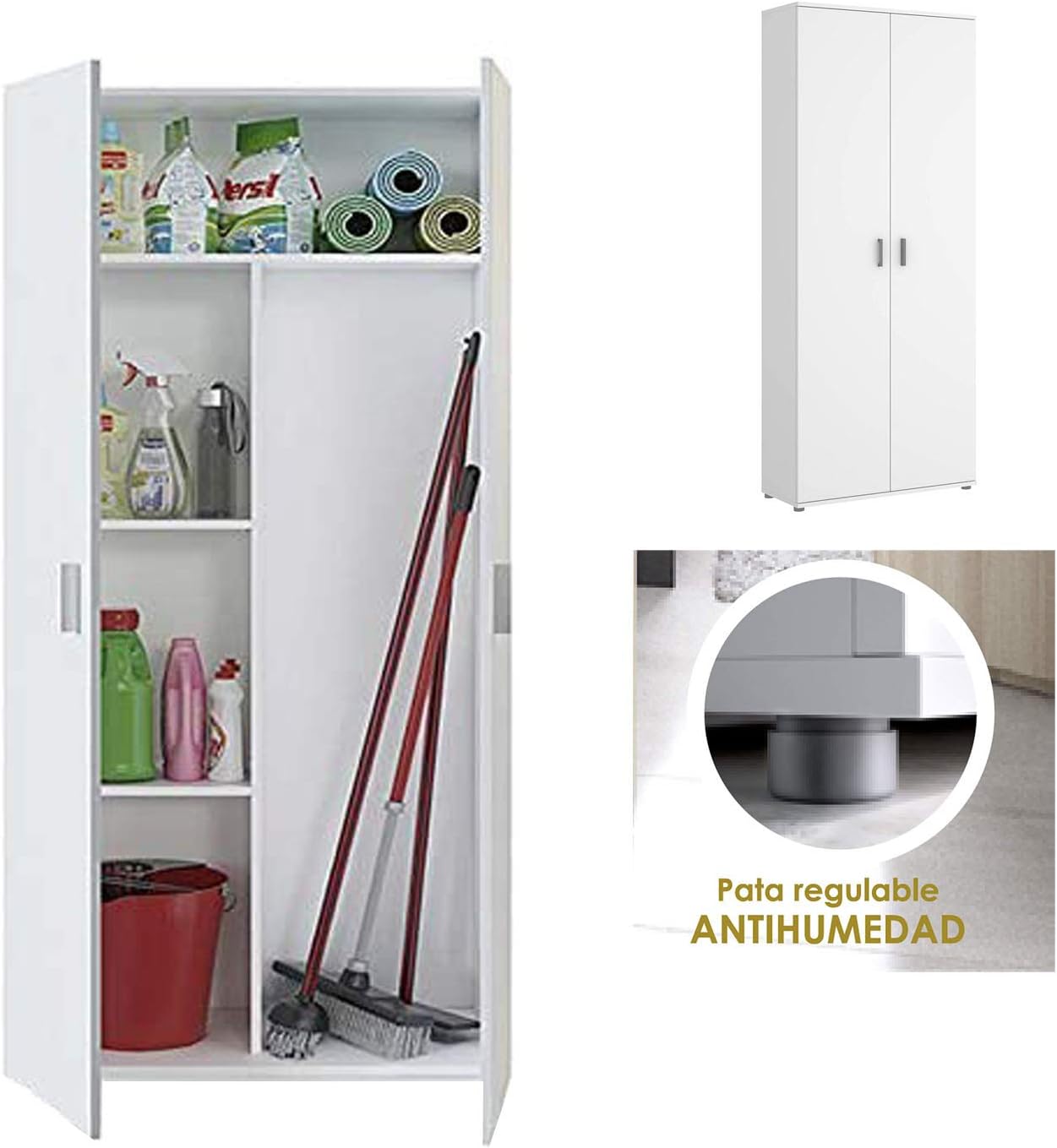 Armario escobero 3 puertas | Los mejores armarios