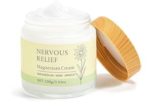 Total Relief Magnesium Cream, 3.53oz Relief Magnesium Cream for Joints & Muscles Nerves,Daily Soothing Support and Muscle Rel