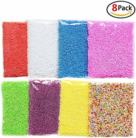 8 Packs Decorative Foam Balls for Slime,Styrofoam Balls Polystyrene Foam Balls for Wedding Party Decoration