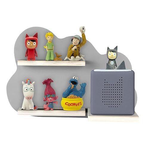 Wall Shelf for Toniebox and Tonie,Charging Station and 14 Tonie Figures ...