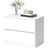 furtble 2 Drawer Dresser, Small Dressers for Closet, Wood Storage Cabinet for Hallway Bedroom Entryway, Nightstand Sofa Besid