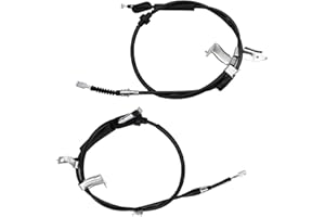 GAOGSIY 2Pcs Parking Brake Cable Rear Left and Right fits Civic 1992-2000, Acura Integra 1994-1999 Replaces C94405, C94420, 47560-S04-932, 47510-SR4-933