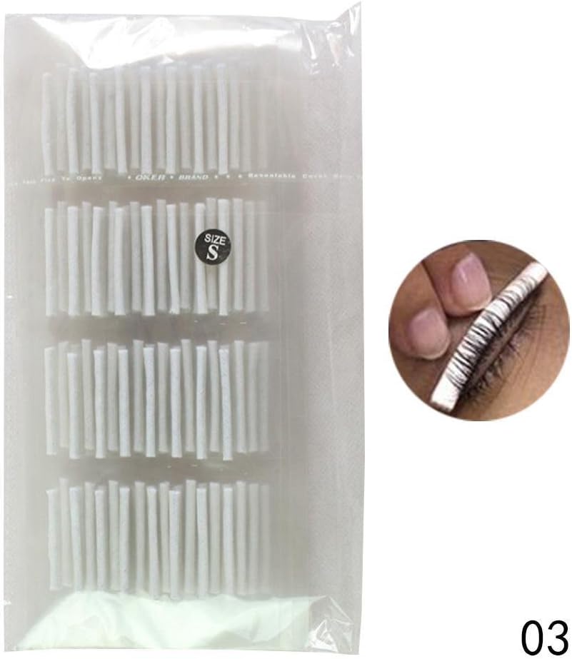 Cool Ring Self Adhesive Eyelash Perming Curlers Rods Perm Sizes Available (L)