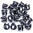 Rexka 20pcs Grille & Side Marker Light Grommet Retainer Clip for Ford Mustang Ranger N807994-S Toyota Nissan Maxima Murano Sentra Titan