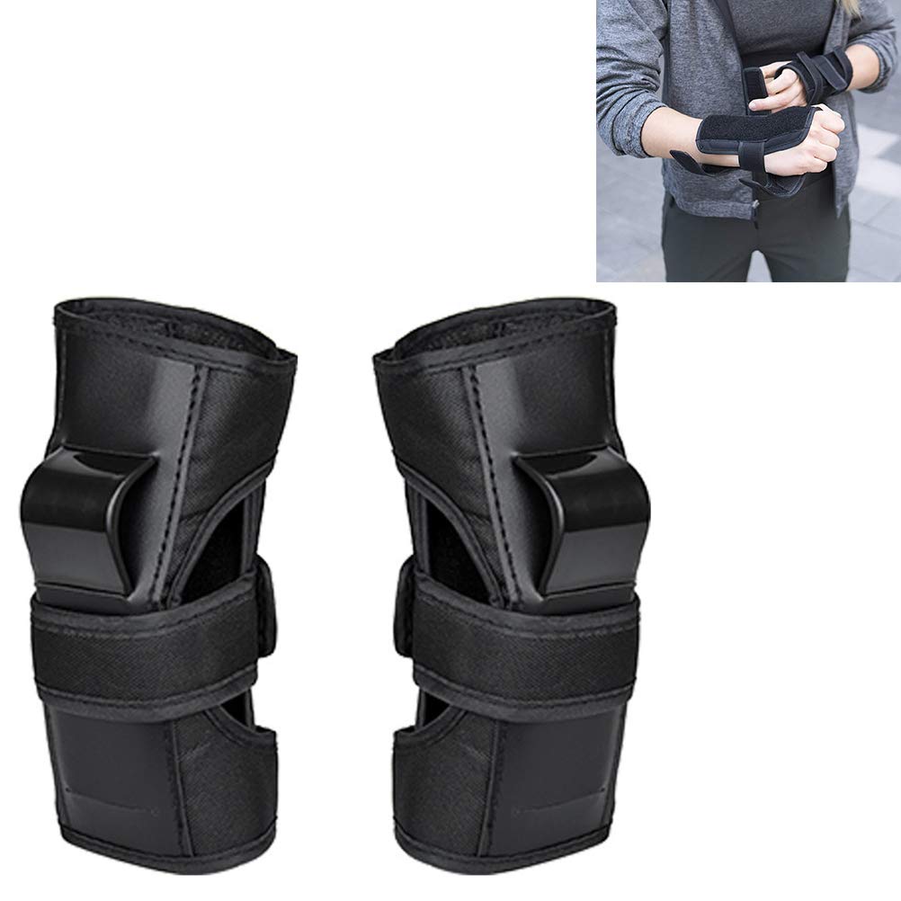 Calayu Wrist Guards with Palm Pads, Skateboard Hand Guard Protective Equipment for Skateboarding, Longboarding, Scooter