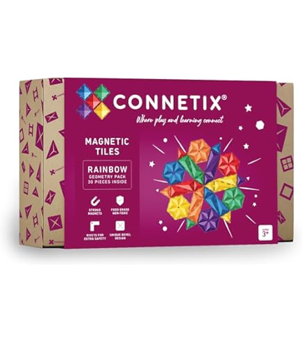 Amazon.com: CONNETIX Rainbow Mini Pack, 24 Pieces : Toys & Games