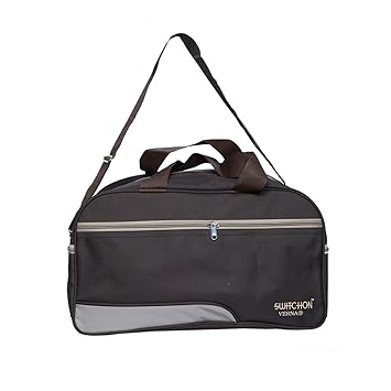 Kuber Industries Canvas 20 Brown Soft Sided Travel Duffle