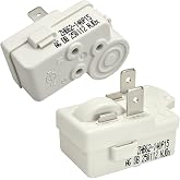 (Pack of 2) 2Pin Refrigerator Overload Protector PTC Starter Relay - Universal Replacement for Danby, Haier, Midea Mini Fridge ZHB69-120P15, ZHB60-120P4.7, ZHB60-120P15, ZHB45-120P15