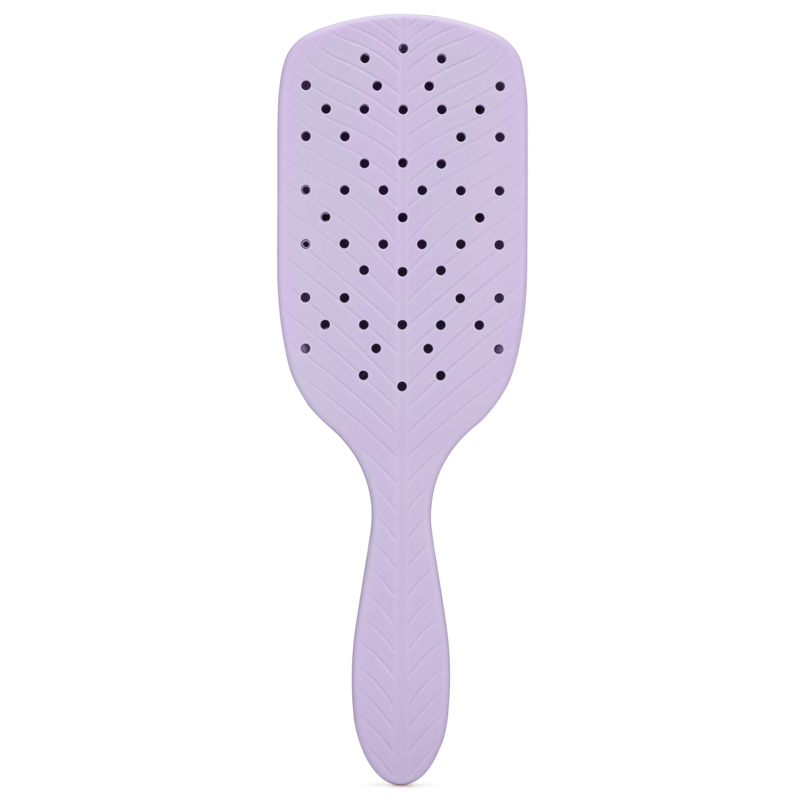 Wet Brush Go Green Thick Hair Paddle Detangling Brush, Purple - Ultra-Soft IntelliFlex Bristles With AquaVent - Gently Loosens Knots While Minimizing Pain - Curly, Coarse, Long, Wet & Dry Hair