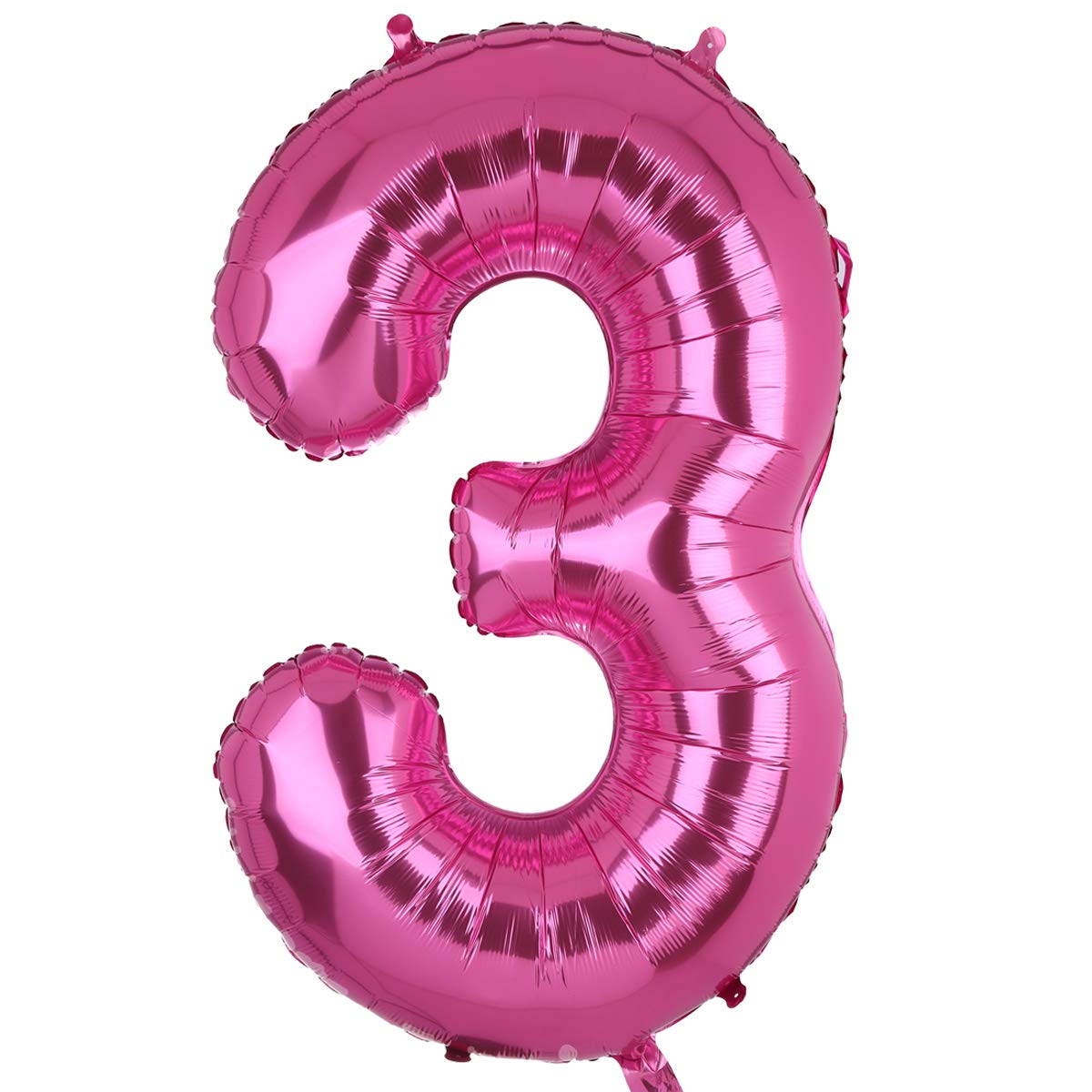 XXL Large Pink Number 3 Foil Balloon Foil Mylar Giant Girl Helium Balloon Birthday Party Decoration Supplies Baby 100 cm