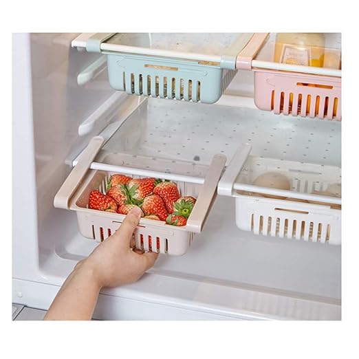 WWWT Capa de partición de refrigerador retráctil, Estante de ...