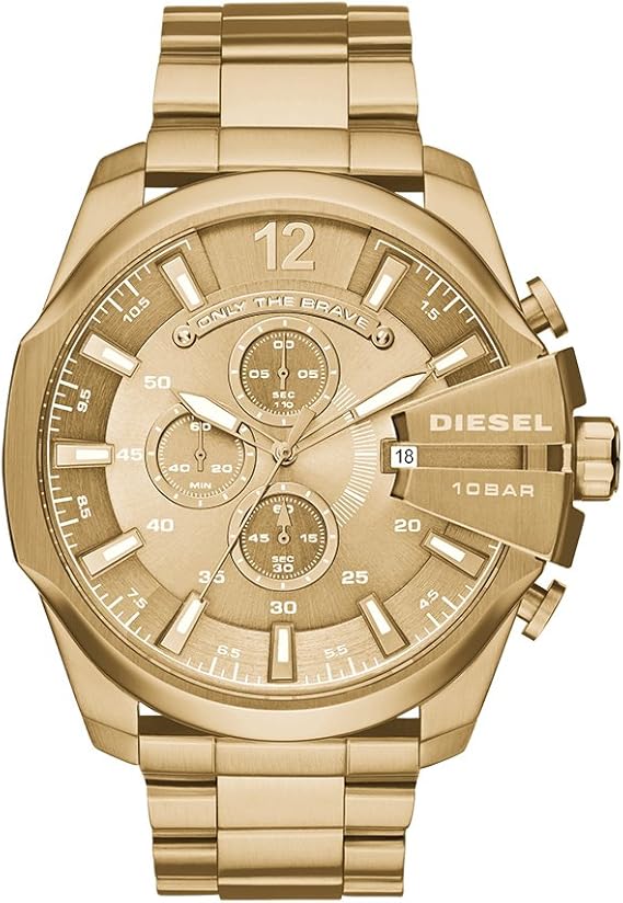 Diesel Watches 10 Bar Gold Jonesgruel