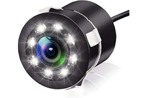 Backup Camera, JPP Embedded Rear View Camera, Waterproof Camera LED Night Vision Reverse Camera for Truck, Car, Travel Traile