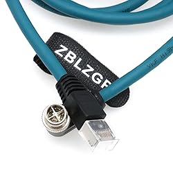 ZBLZGP Right Angle M12 8 Position X-Code Male to