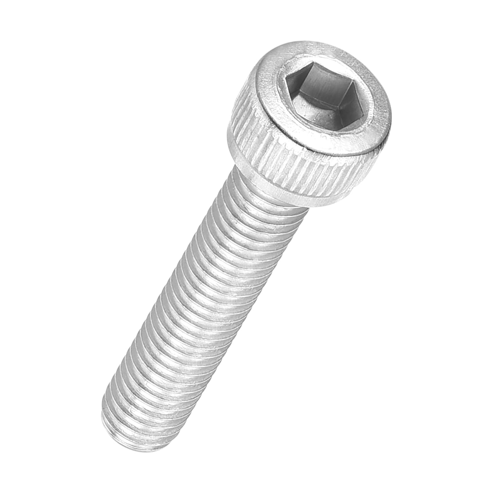 Kozelo 50pcs Socket Head Cap Screws - [M5-0.8 x 25mm] 304 Stainless Steel Allen Socket Drive for Electrical Motor 3D Printing Fan Engine Replacement Use, Silver — image 1
