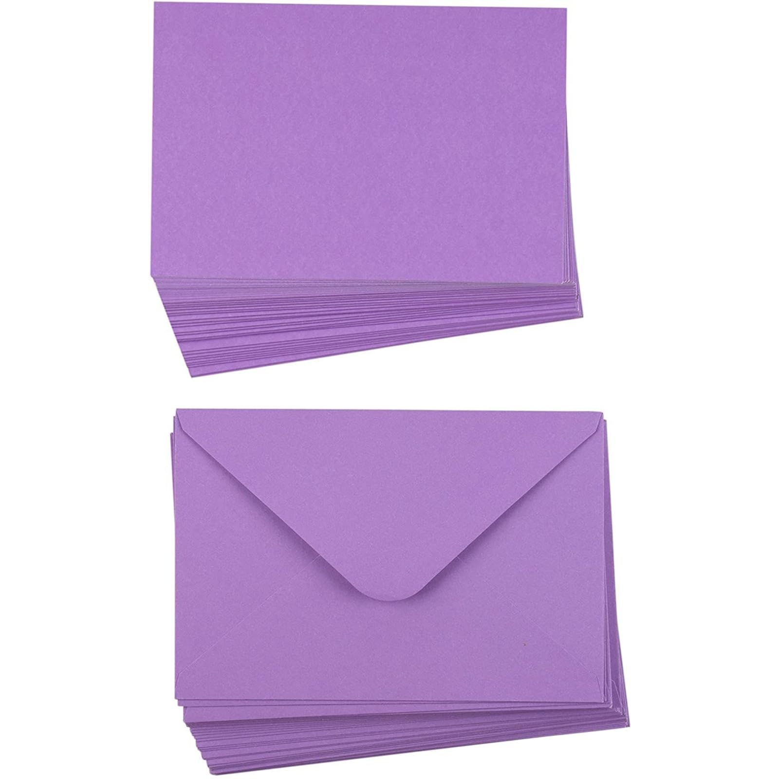 Photo 1 of Blank Purple Greeting Cards and Envelopes for All Occasions (4 x 6 In, 48 Pack)