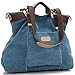 z-joyee Women Shoulder bags Casual Vintage Hobo Canvas Handbags Top Handle Tote Crossbody Shopping Bags