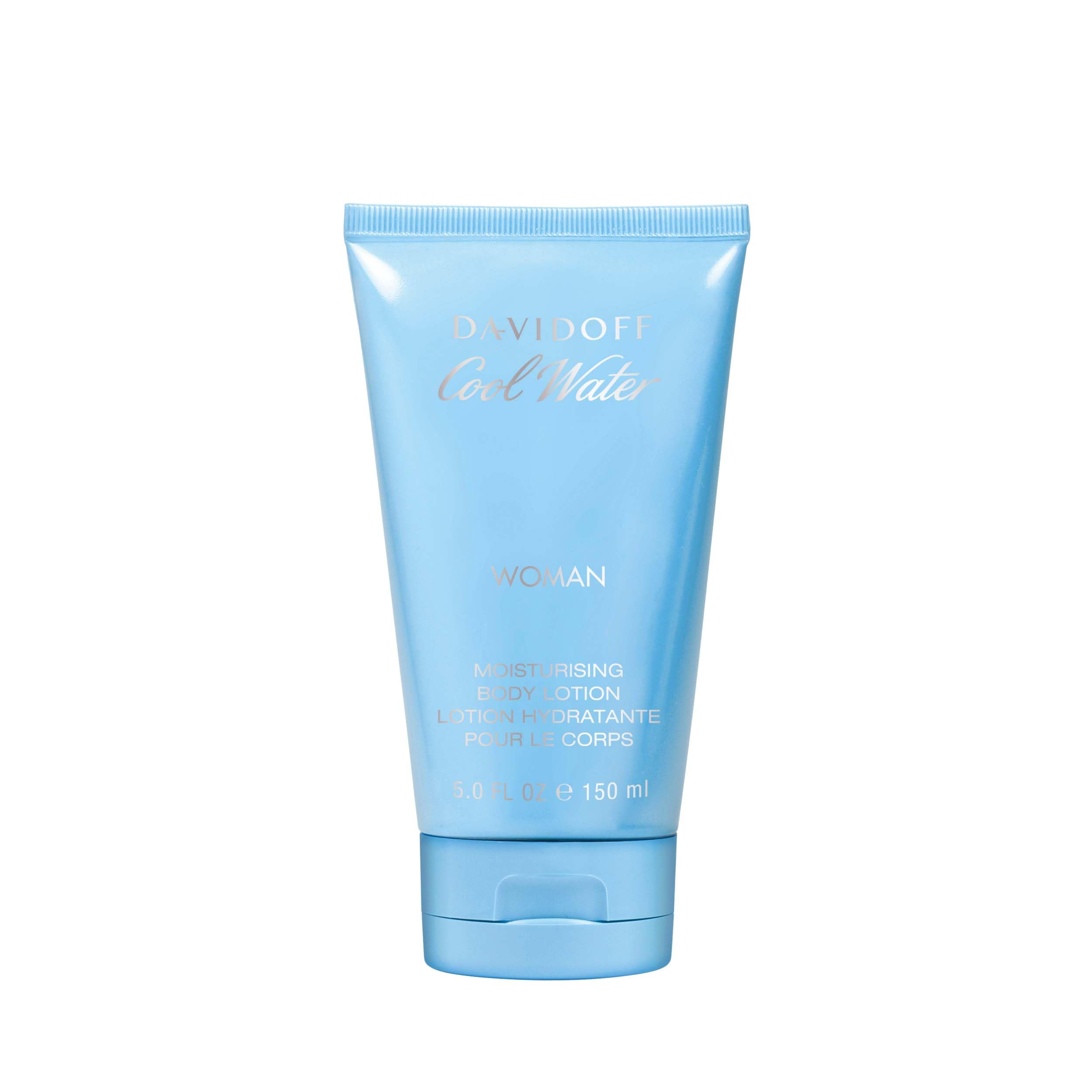 DAVIDOFF Cool Water Woman - Moisturising Body Lotion - Floral Scent with Notes of Melon, Lily of the Valley and Musk - 150ml