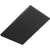 Delta Faucet Single-Spray Raincan Shower Head, Black Rainfall Shower Head, 2.5 GPM Flow Rate, Matte Black 52159-BL25