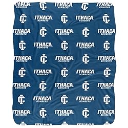 Ithaca College Bombers Logo Pattern Silky Touch