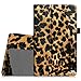 Fintie Verizon Ellipsis 8 Case - Slim Fit Premium Vegan Leather Cover for Verizon Ellipsis 8 4G LTE Tablet, Compatible With Verizon Ellipsis Kids, Leopard Brown