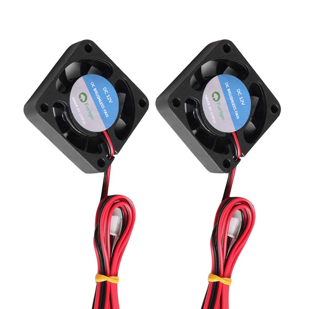 Furiga 4010 Fan 12V 40x40x10mm 3D Printer Extruder Cooling DC Fan 1M 2PCS
