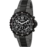 Invicta Men's 1326 Invicta II Chronograph Black Dial Two-Tone Stainless Steel Watch