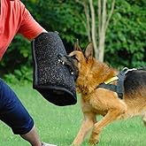 seebemxx Dog Bite Sleeve, Dog Training Sleeves Arm Protection for Training Large Dogs, Professional for Puppy Work Dog Biting Tugging Toy Dogs Training Large Training arm (Black and White Dots)