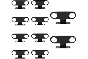 (Pack of 10) EFIELD Metal Made Double Pipe Stay Hanger for 1/2 Inch IP Standard Pipe or 3/4 Inch Copper, CPVC & PEX Pipes - U