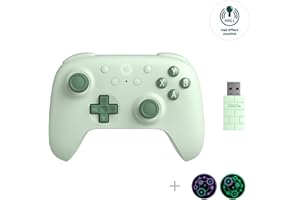 8Bitdo Ultimate 2C Hall Effect Joysticks and Hall Triggers Wireless Controller for Windows PC and Android, with Remappable L4