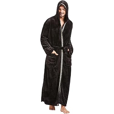 slim fit dress slacks Oberon Lounge Robe - Brown - Cashmere