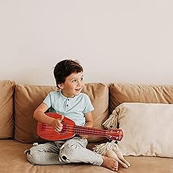 YOLOPLUS+ 17 Inch Kids Ukulele Guitar Toy 4 Strings