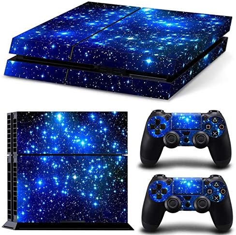 DAPANZ Shining Star Vinyl Skin Sticker Decal Cover for Playstation 4 Console PS4 Dualshock 2 Wireless Controllers