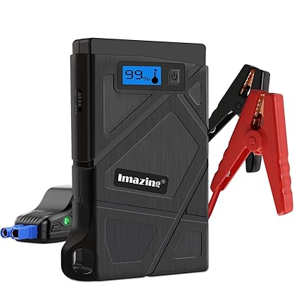 Imazing 600A Auto Starthilfe Jump Starter (bis 3.5L Benzin,2.0L Diesel) Starthilfe Power Pack, Anlasser Autobatterie Powerban