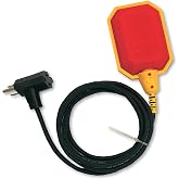 Premium Sump Pump Float Switch | Universal 10-Ft Tether with Piggyback Plug | Heavy-Duty for Grinder, Septic &amp; Sewage Pumps | Rated for 1M Cycles | IP68 Waterproof