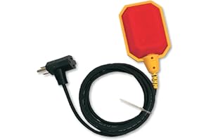 SUMP ALARM Premium Sump Pump Float Switch | Universal 10-Ft Tether with Piggyback Plug | Heavy-Duty for Grinder, Septic & Sewage Pumps | Rated for 1M Cycles | IP68 Waterproof