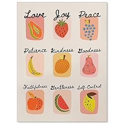 jkahh Trendy Fruit of The Spirit Wall Art Christian