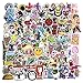Jasion Stickers 200-Pcs PVC Mixed Decals Waterproof Anti-Sunlight DIY Ideals for Water Bottles Cars Motorbikes Portable Luggages Phone Ipad Laptops