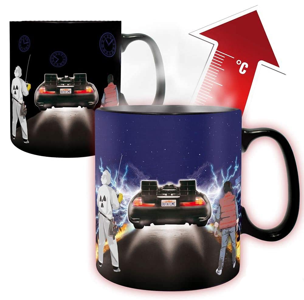 ABYSTYLE Back to The Future Time Machine Heat Change Mug