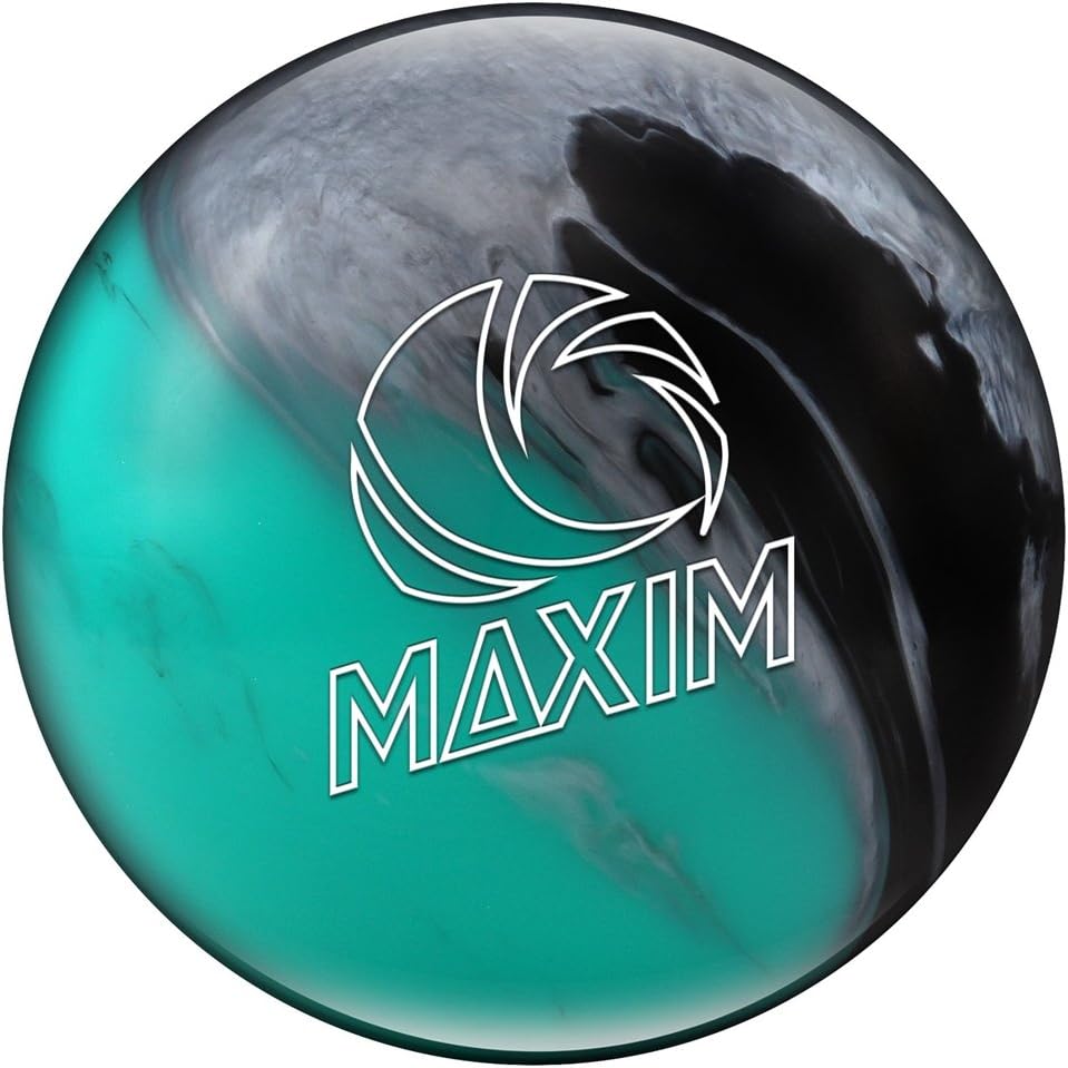 Ebonite Maxim Seafoam Bowling Ball Maxim Seafoam Bowling Ball, Teal/Black/Silver, 13 lb