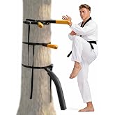 STARSNET Wing Chun Dummy for Martial Arts Training, Wall Mounted or Portable for Tree or Soft Object