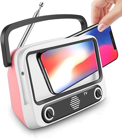 retro bluetooth phone holder