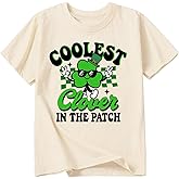 Goengmo Toddler Boy Girl St Patrick's Day Shirts Kids Lucky Tshirts Cotton Short Sleeve Tees 2-10 Years