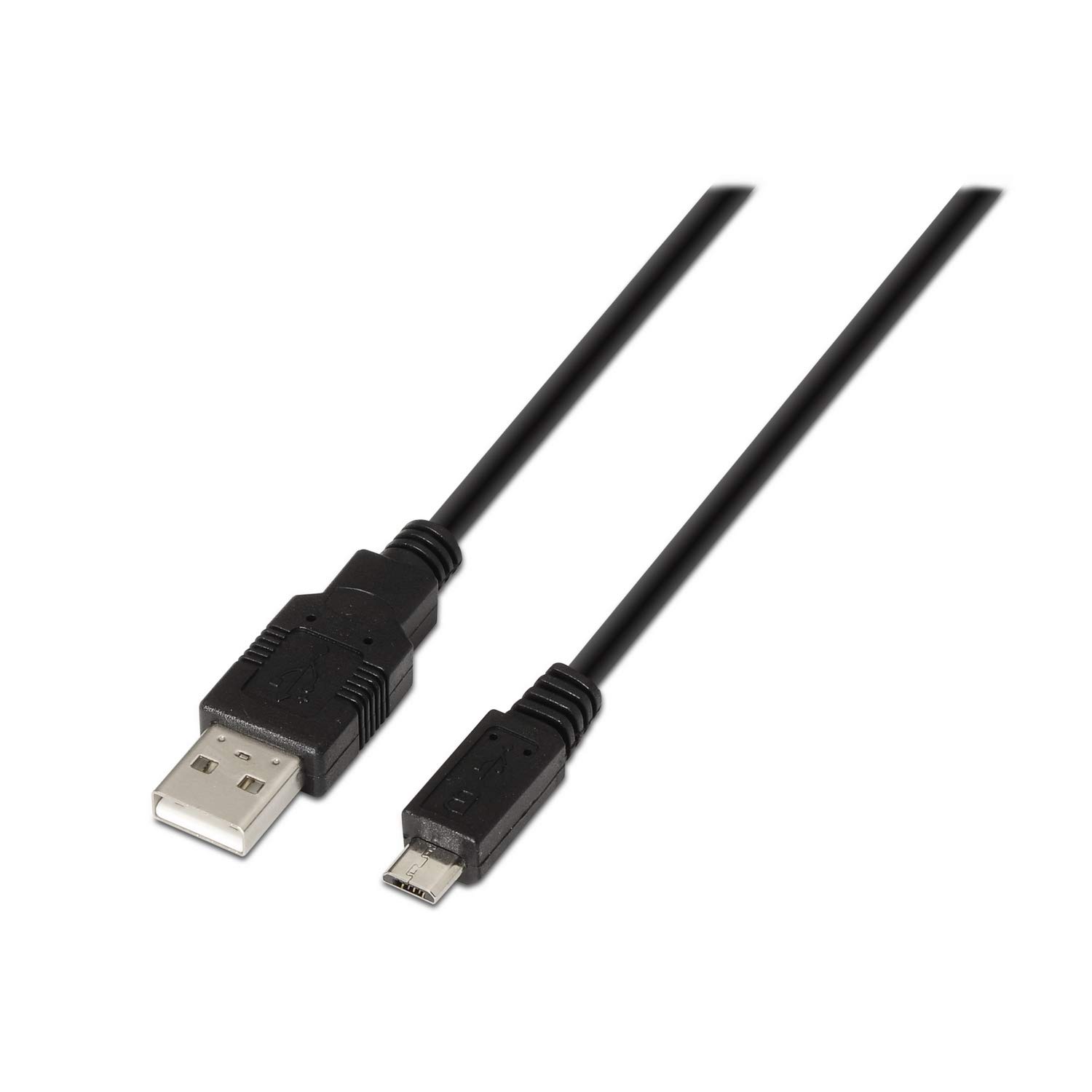 AISENS A101 – 0027 – USB 2.0 Cable (0.8 m, for mobile phones) – Black