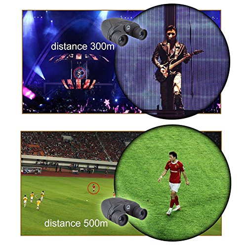 G4Free-12x25-Compact-BinocularsBAK4Green-LensLarge-Eyepiece-Super-High-Powered-Field-Surveillance-Binoculars