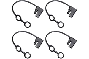 4Pcs Two Pin Plug Replacement Weather Caps Covers Caps for Power Solar Automotive Connectors Accessories Extension Cable Prot