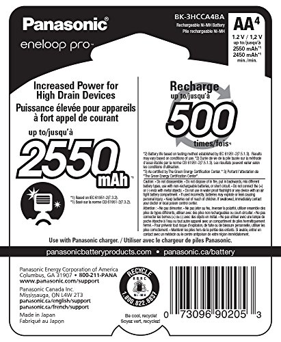 eneloop pro AA Batteries 4 Pack - Image 2