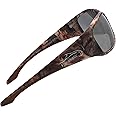 Fishoholic Polarized Bi-Focal Fishing Sunglasses with Reader Magnification (1.5x, 2.0x, 2.5x Options) and UV400 Protection