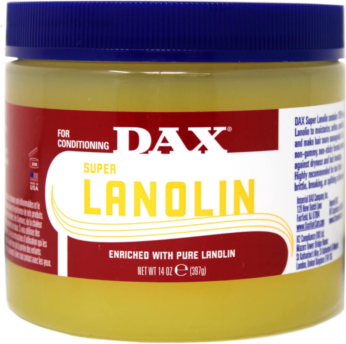 Dax 100% Pure Lanolin Super Conditioner 397gm